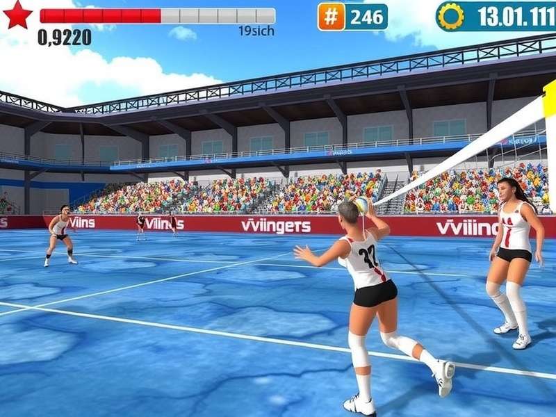 Viking Volley Champions League Gameplay Screenshot